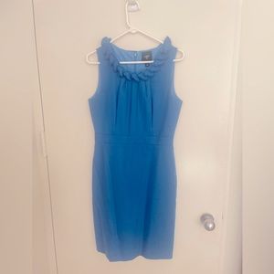J. Crew Factory Dresses Jcrew Suiting Blue Tailored Dress